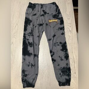 Anonymous Black Tie Dye Sweatpants